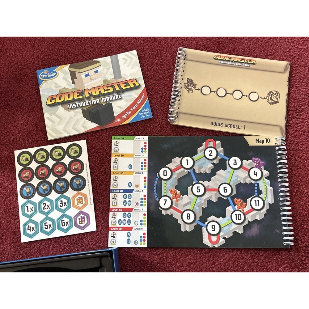 Thinkfun Code Master Programming Logic Minecraft Board Game Single Player(read) - Picture 7 of 9